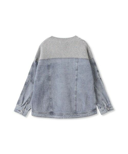 MAYSON GREY / メイソングレイ ニット・セーター | デニムドッキングニットプルオーバー≪手洗い可能≫ | 詳細26