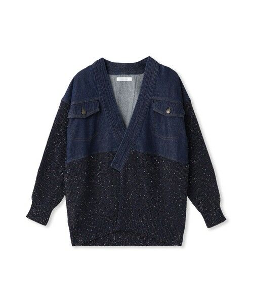 MAYSON GREY / メイソングレイ カーディガン・ボレロ | デニムドッキングニットカーディガン≪手洗い可能≫ | 詳細11