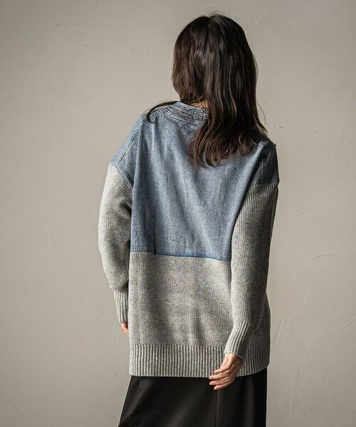 MAYSON GREY / メイソングレイ カーディガン・ボレロ | デニムドッキングニットカーディガン≪手洗い可能≫ | 詳細15