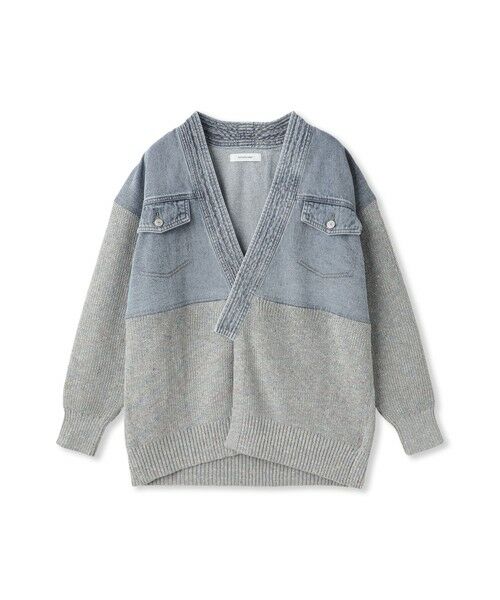 MAYSON GREY / メイソングレイ カーディガン・ボレロ | デニムドッキングニットカーディガン≪手洗い可能≫ | 詳細22