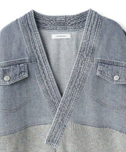 MAYSON GREY / メイソングレイ カーディガン・ボレロ | デニムドッキングニットカーディガン≪手洗い可能≫ | 詳細24