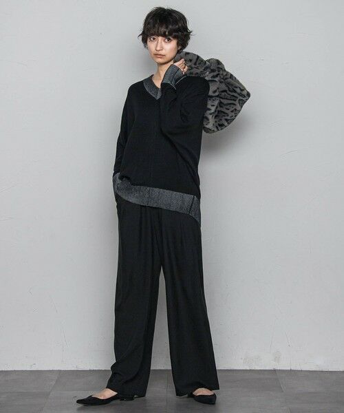 MAYSON GREY / メイソングレイ ニット・セーター | 【新色追加】今日の気分で着回せるリバーシブルニット≪手洗い可能≫ | 詳細18