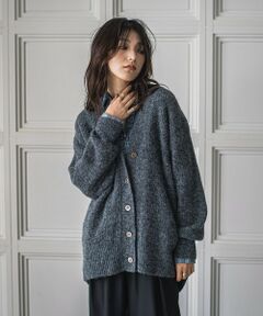 MAYSON GREY / メイソングレイ カーディガン・ボレロ | フラッフィーVネックニットカーディガン≪手洗い可能≫