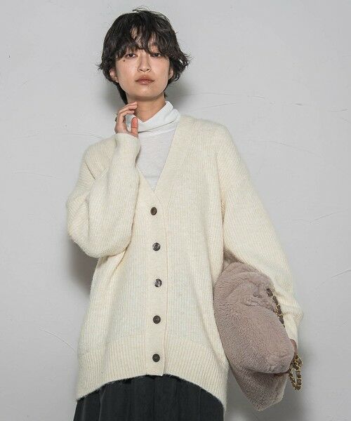 MAYSON GREY / メイソングレイ カーディガン・ボレロ | 【新色追加】フラッフィーVネックニットカーディガン≪手洗い可能≫ | 詳細1