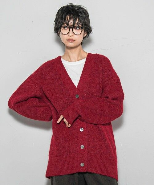 MAYSON GREY / メイソングレイ カーディガン・ボレロ | 【新色追加】フラッフィーVネックニットカーディガン≪手洗い可能≫ | 詳細14