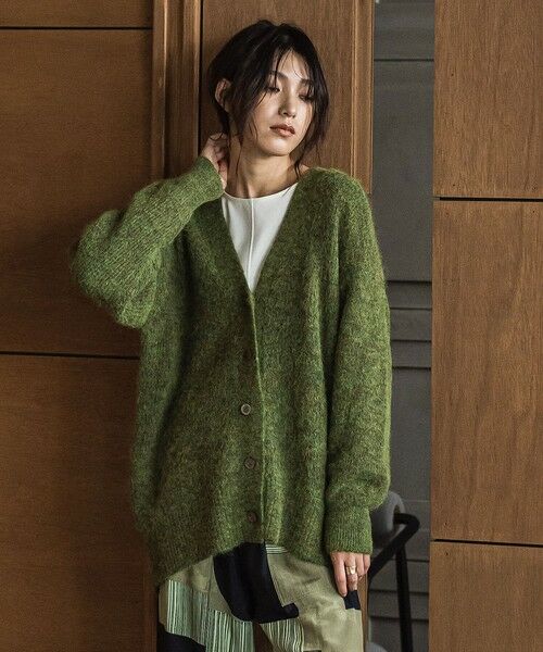 MAYSON GREY / メイソングレイ カーディガン・ボレロ | フラッフィーVネックニットカーディガン≪手洗い可能≫ | 詳細12