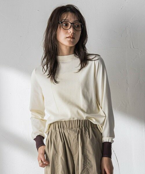 MAYSON GREY / メイソングレイ ニット・セーター | 【新色追加】ボトルネック配色ニットプルオーバー≪手洗い可能≫ | 詳細2