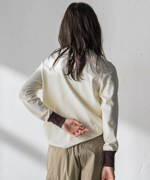 MAYSON GREY / メイソングレイ ニット・セーター | 【新色追加】ボトルネック配色ニットプルオーバー≪手洗い可能≫ | 詳細3