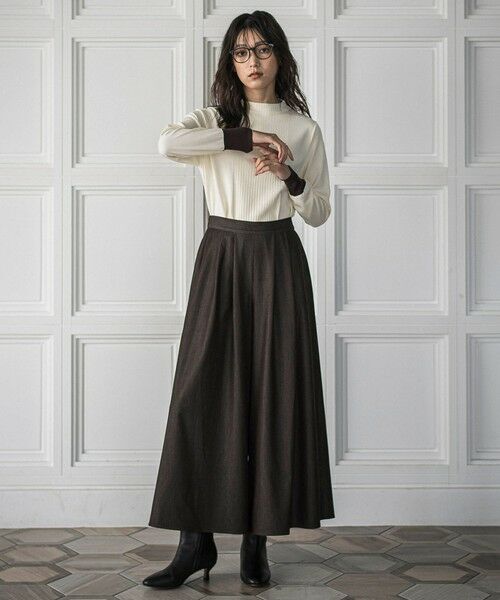 MAYSON GREY / メイソングレイ ニット・セーター | 【新色追加】ボトルネック配色ニットプルオーバー≪手洗い可能≫ | 詳細7