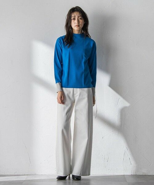 MAYSON GREY / メイソングレイ ニット・セーター | 【新色追加】ボトルネック配色ニットプルオーバー≪手洗い可能≫ | 詳細30