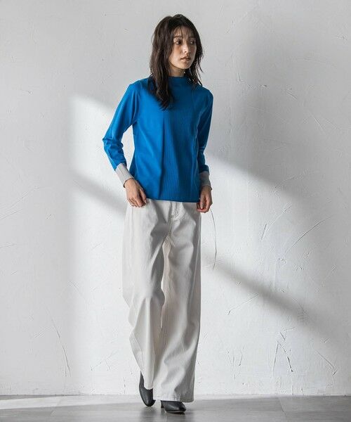 MAYSON GREY / メイソングレイ ニット・セーター | 【新色追加】ボトルネック配色ニットプルオーバー≪手洗い可能≫ | 詳細29