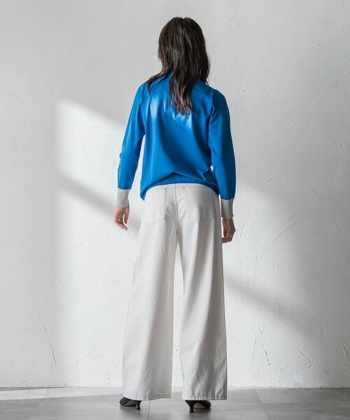 MAYSON GREY / メイソングレイ ニット・セーター | 【新色追加】ボトルネック配色ニットプルオーバー≪手洗い可能≫ | 詳細30