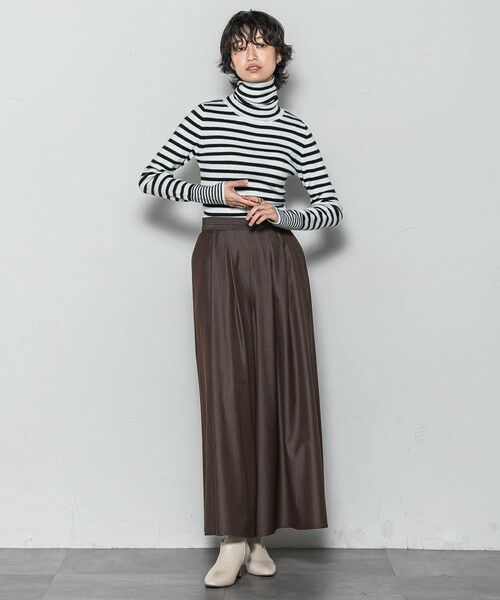 MAYSON GREY / メイソングレイ ニット・セーター | 【WEB限定】タートルネックボーダーニットプルオーバー≪手洗い可能≫ | 詳細9