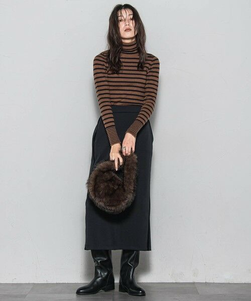 MAYSON GREY / メイソングレイ ニット・セーター | 【WEB限定】タートルネックボーダーニットプルオーバー≪手洗い可能≫ | 詳細15