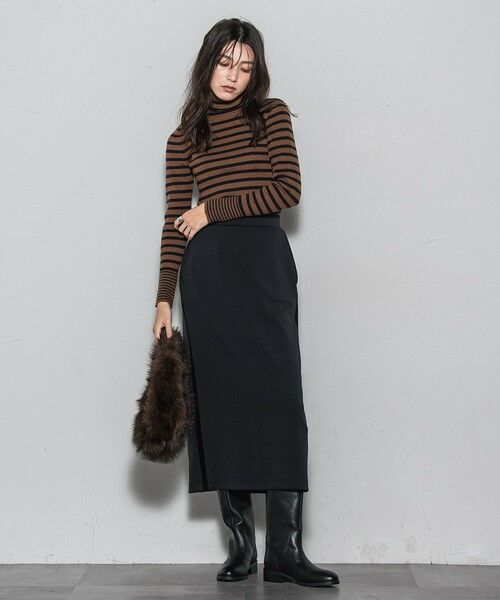 MAYSON GREY / メイソングレイ ニット・セーター | 【WEB限定】タートルネックボーダーニットプルオーバー≪手洗い可能≫ | 詳細16