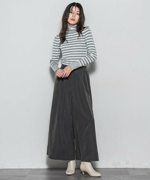 MAYSON GREY / メイソングレイ ニット・セーター | 【WEB限定】タートルネックボーダーニットプルオーバー≪手洗い可能≫ | 詳細22