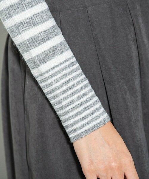 MAYSON GREY / メイソングレイ ニット・セーター | 【WEB限定】タートルネックボーダーニットプルオーバー≪手洗い可能≫ | 詳細24