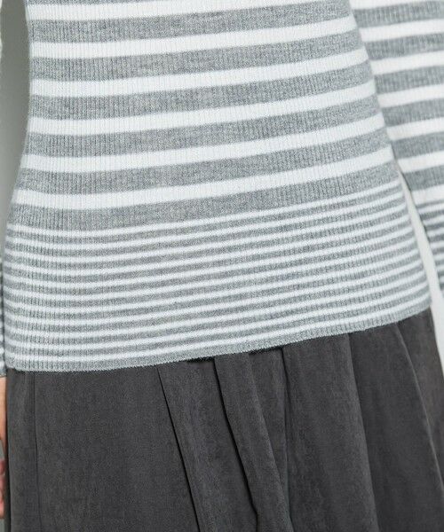 MAYSON GREY / メイソングレイ ニット・セーター | 【WEB限定】タートルネックボーダーニットプルオーバー≪手洗い可能≫ | 詳細26