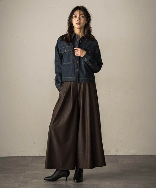 MAYSON GREY / メイソングレイ シャツ・ブラウス | コーデュロイカラークロップデニムシャツ≪洗濯機で洗える≫ | 詳細3