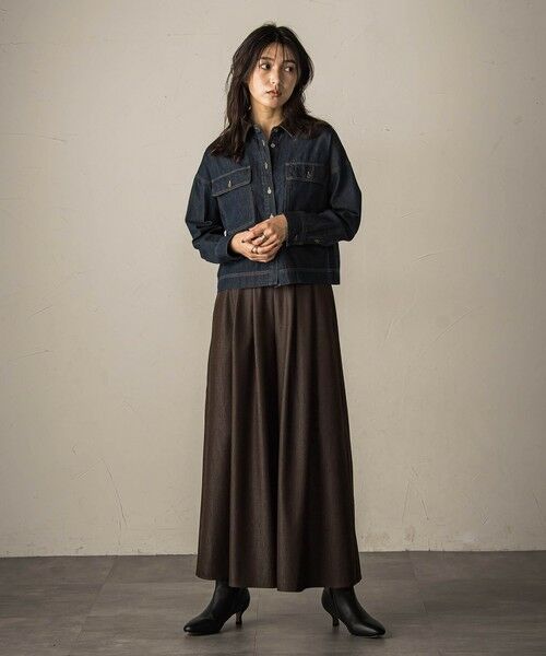 MAYSON GREY / メイソングレイ シャツ・ブラウス | コーデュロイカラークロップデニムシャツ≪洗濯機で洗える≫ | 詳細4