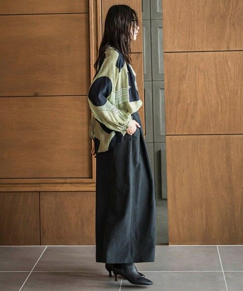 MAYSON GREY / メイソングレイ シャツ・ブラウス | IPEKER幾何柄フレアブラウス≪手洗い可能≫ | 詳細6