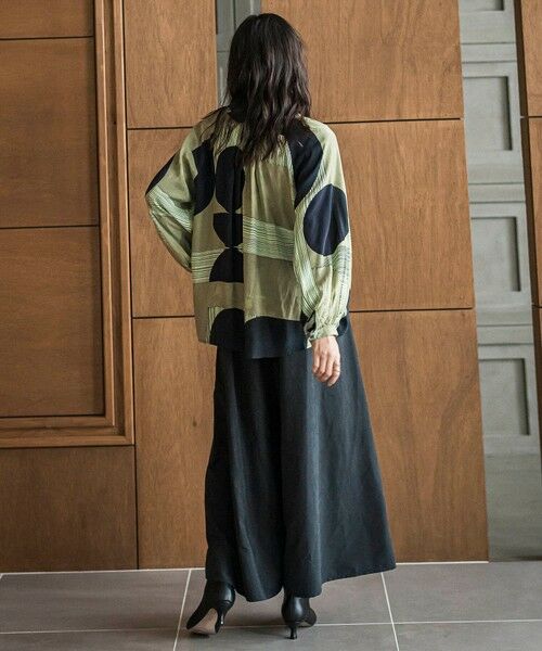 MAYSON GREY / メイソングレイ シャツ・ブラウス | IPEKER幾何柄フレアブラウス≪手洗い可能≫ | 詳細7