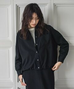 MAYSON GREY / メイソングレイ シャツ・ブラウス | ドロストクロップドシャツ≪洗濯機で洗える≫