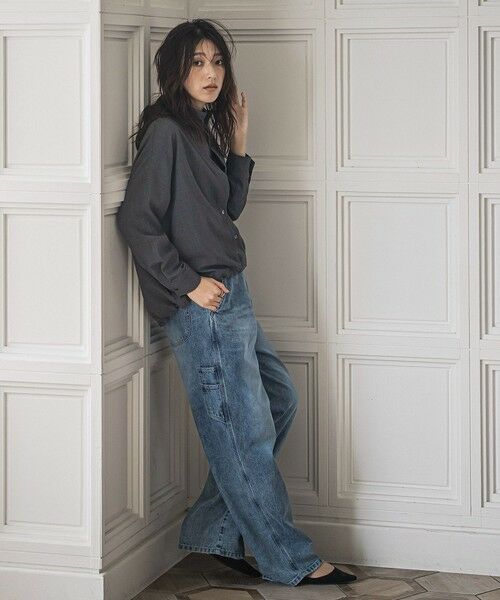 MAYSON GREY / メイソングレイ シャツ・ブラウス | ドロストクロップドシャツ≪洗濯機で洗える≫ | 詳細13