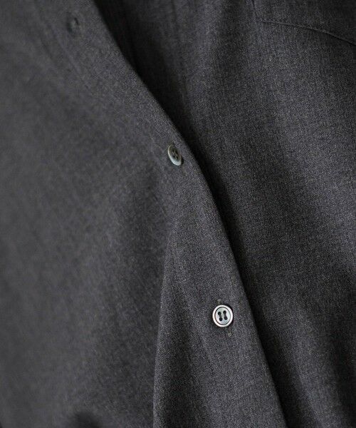 MAYSON GREY / メイソングレイ シャツ・ブラウス | ドロストクロップドシャツ≪洗濯機で洗える≫ | 詳細14