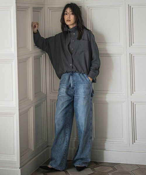 MAYSON GREY / メイソングレイ シャツ・ブラウス | ドロストクロップドシャツ≪洗濯機で洗える≫ | 詳細11