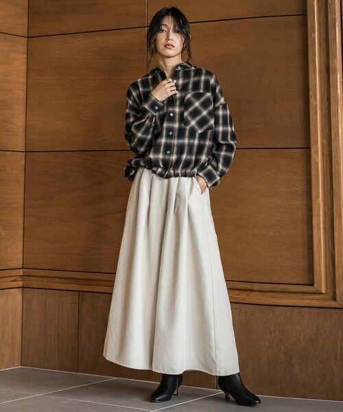 MAYSON GREY / メイソングレイ シャツ・ブラウス | ドロストクロップドシャツ≪洗濯機で洗える≫ | 詳細20