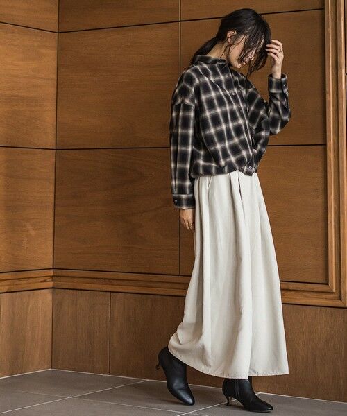MAYSON GREY / メイソングレイ シャツ・ブラウス | ドロストクロップドシャツ≪洗濯機で洗える≫ | 詳細21