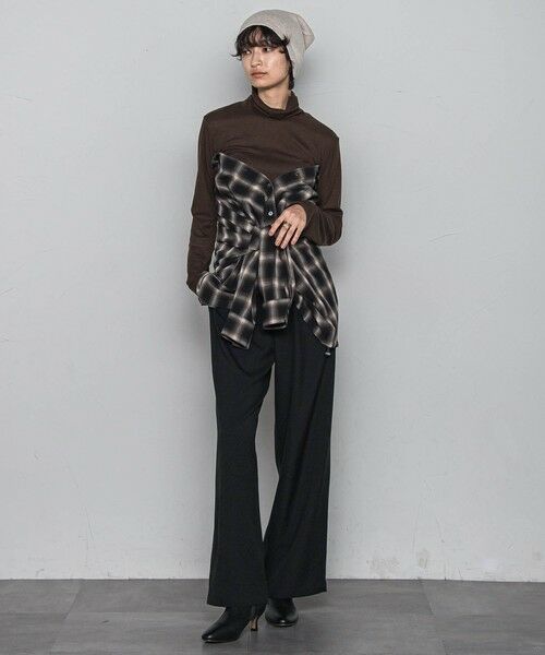 MAYSON GREY / メイソングレイ シャツ・ブラウス | ドロストクロップドシャツ≪洗濯機で洗える≫ | 詳細25