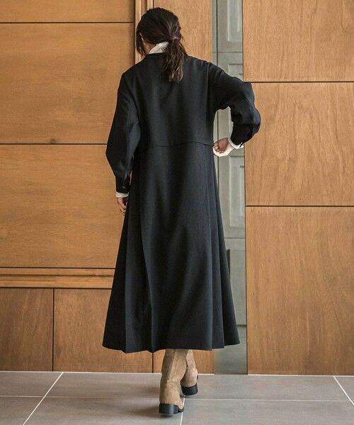 MAYSON GREY / メイソングレイ ロング・マキシ丈ワンピース | サイドプリーツシャツワンピース≪洗濯機で洗える≫ | 詳細2