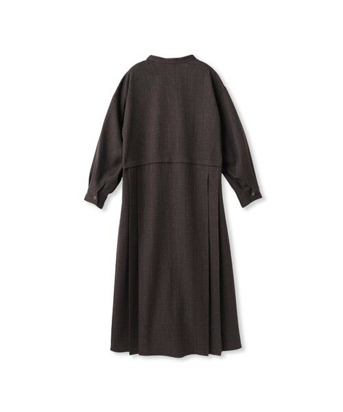 MAYSON GREY / メイソングレイ ロング・マキシ丈ワンピース | サイドプリーツシャツワンピース≪洗濯機で洗える≫ | 詳細11