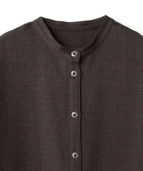 MAYSON GREY / メイソングレイ ロング・マキシ丈ワンピース | サイドプリーツシャツワンピース≪洗濯機で洗える≫ | 詳細12