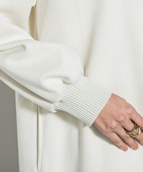 MAYSON GREY / メイソングレイ ロング・マキシ丈ワンピース | 【WEB限定】スウェード×リブモックネックワンピース≪手洗い可能≫ | 詳細6