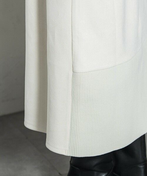 MAYSON GREY / メイソングレイ ロング・マキシ丈ワンピース | 【WEB限定】スウェード×リブモックネックワンピース≪手洗い可能≫ | 詳細7