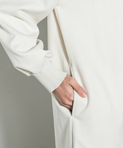 MAYSON GREY / メイソングレイ ロング・マキシ丈ワンピース | 【WEB限定】スウェード×リブモックネックワンピース≪手洗い可能≫ | 詳細8