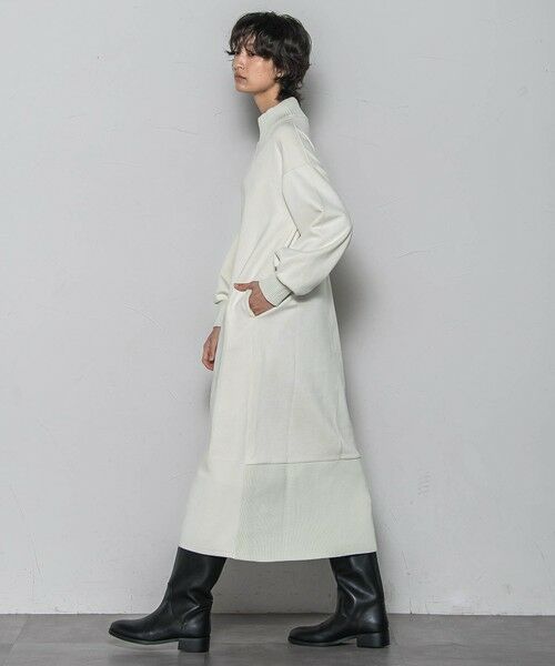 MAYSON GREY / メイソングレイ ロング・マキシ丈ワンピース | 【WEB限定】スウェード×リブモックネックワンピース≪手洗い可能≫ | 詳細2