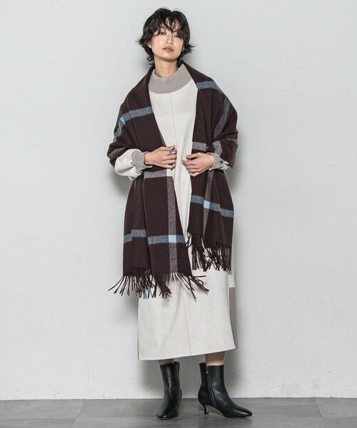 MAYSON GREY / メイソングレイ ロング・マキシ丈ワンピース | 【WEB限定】スウェード×リブモックネックワンピース≪手洗い可能≫ | 詳細17