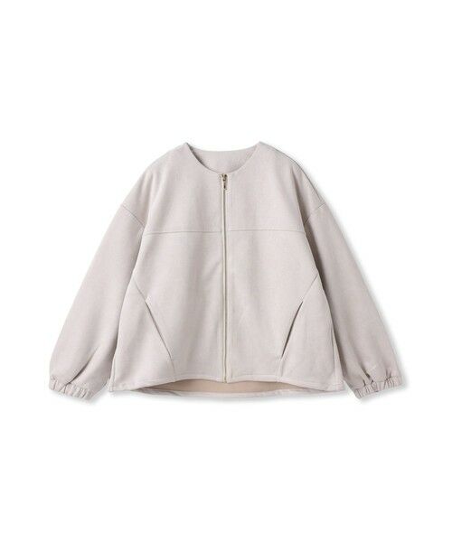 MAYSON GREY / メイソングレイ テーラードジャケット | 【WEB限定】マシュマロスウェードノーカラーブルゾン≪手洗い可能≫ | 詳細9