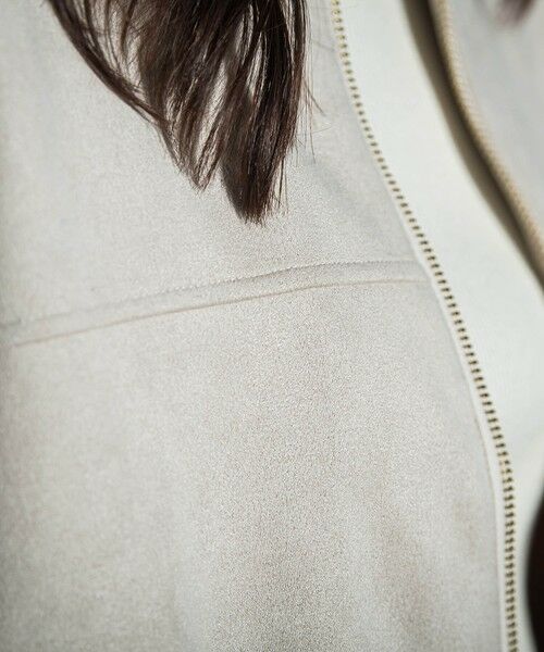 MAYSON GREY / メイソングレイ テーラードジャケット | 【WEB限定】マシュマロスウェードノーカラーブルゾン≪手洗い可能≫ | 詳細7