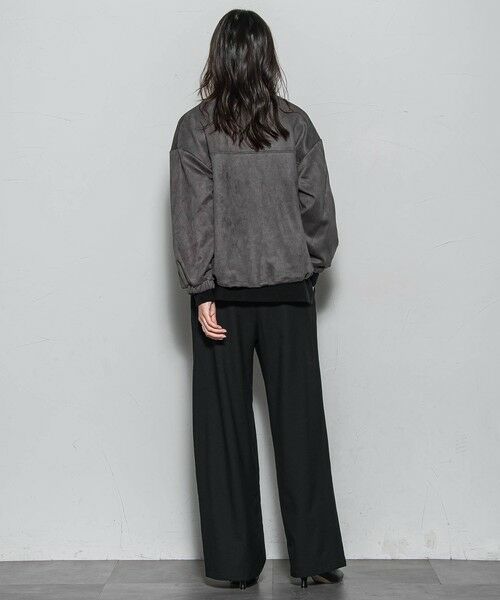 MAYSON GREY / メイソングレイ テーラードジャケット | 【WEB限定】マシュマロスウェードノーカラーブルゾン≪手洗い可能≫ | 詳細15