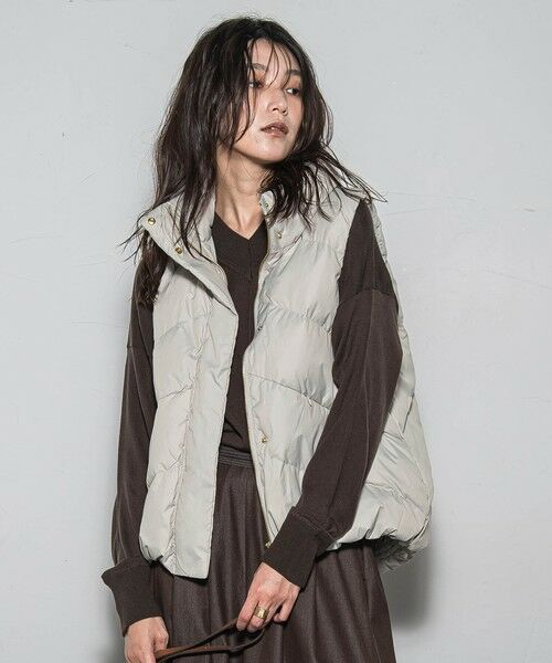 MAYSON GREY / メイソングレイ ダウンジャケット・ベスト | 【WEB限定】スタンドカラーダウンベスト | 詳細11