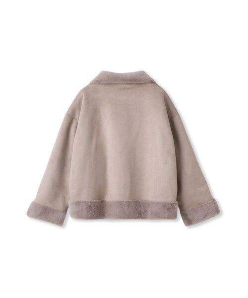 MAYSON GREY / メイソングレイ テーラードジャケット | カジュアルだけど女っぽいフェイクムートンジャケット | 詳細18