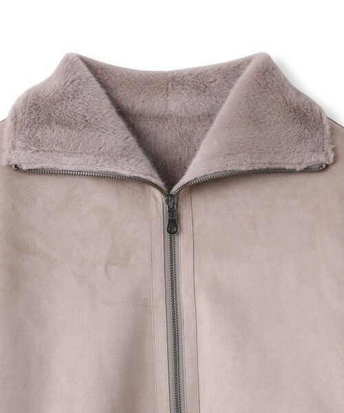 MAYSON GREY / メイソングレイ テーラードジャケット | カジュアルだけど女っぽいフェイクムートンジャケット | 詳細19
