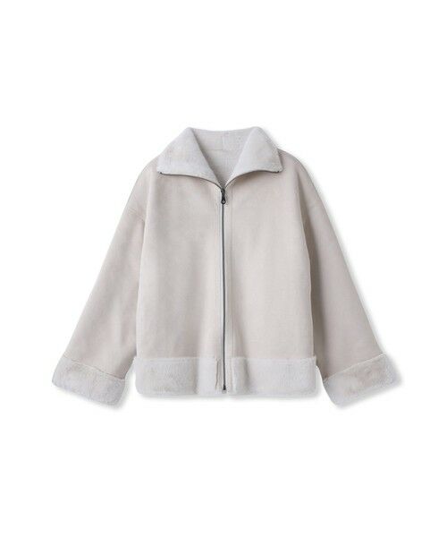 MAYSON GREY / メイソングレイ テーラードジャケット | カジュアルだけど女っぽいフェイクムートンジャケット | 詳細30