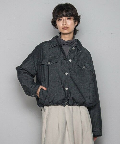 MAYSON GREY / メイソングレイ テーラードジャケット | 中綿デニムジャケット≪洗濯機で洗える≫ | 詳細1