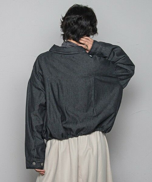 MAYSON GREY / メイソングレイ テーラードジャケット | 中綿デニムジャケット≪洗濯機で洗える≫ | 詳細3